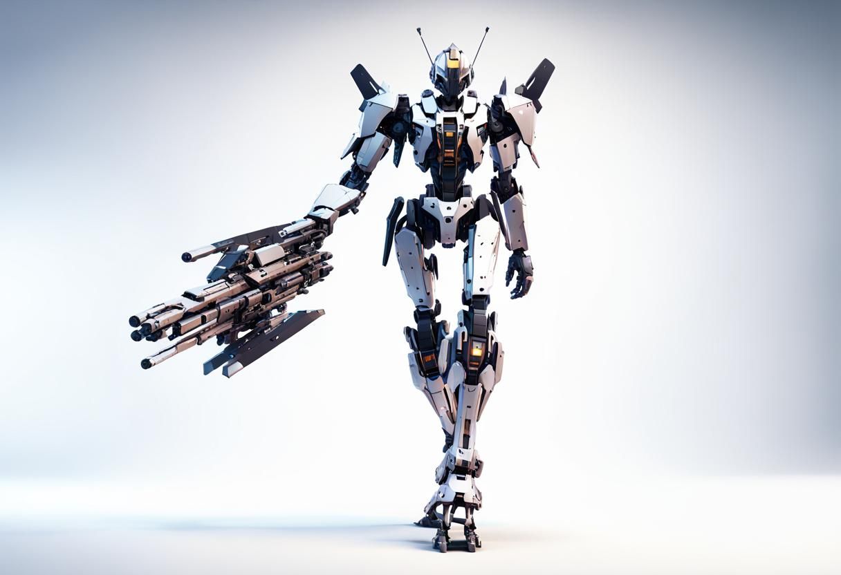 Futuristic Arknights Vanilla 2.0 in Sci-Fi Mech Style