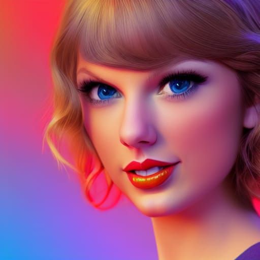 Taylor Swift as Pixar Character in 3D