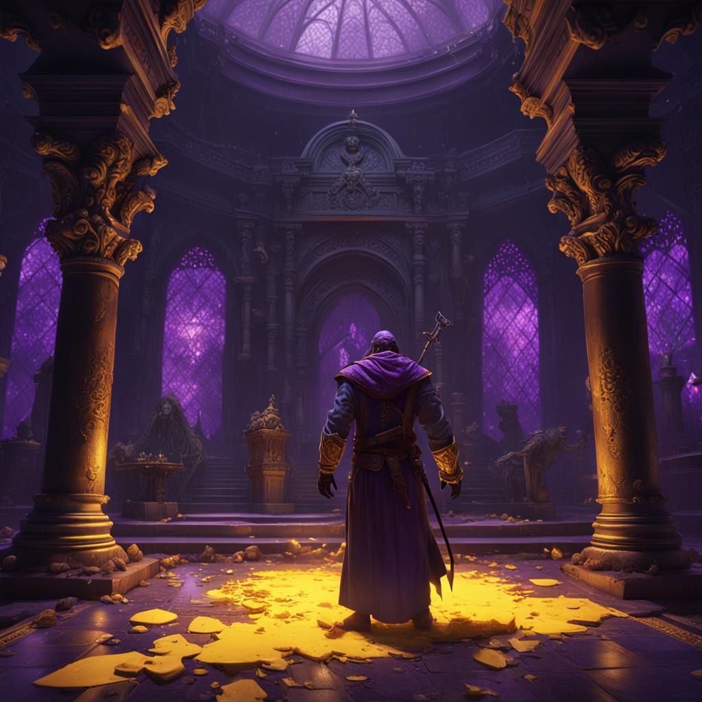 Dark Fantasy Murder Scene: Hyperdetailed Art