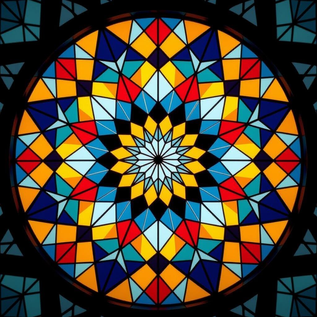 Stained Glass Kaleidoscope of Quantum Physics