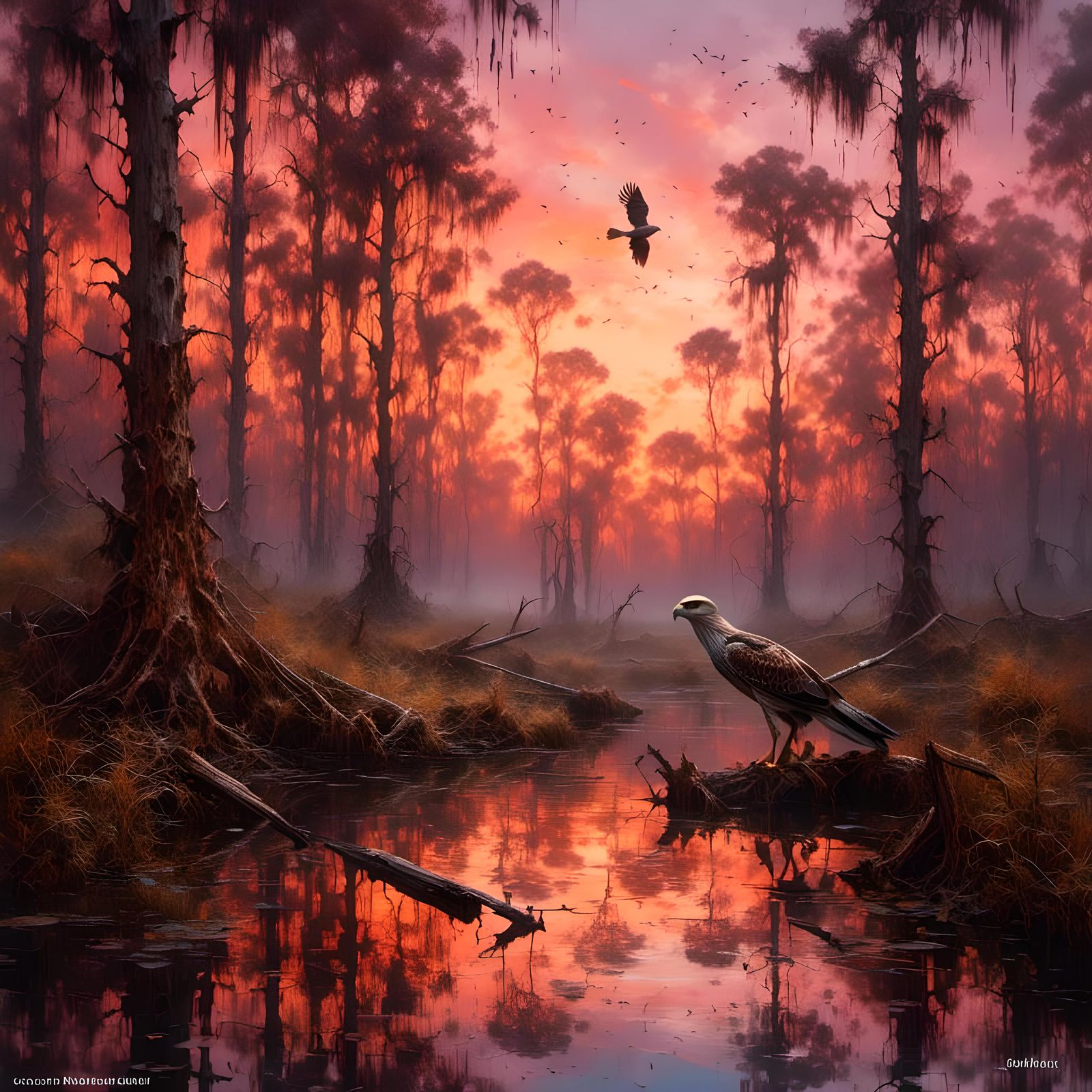 Sunset in the Swamp No.2
