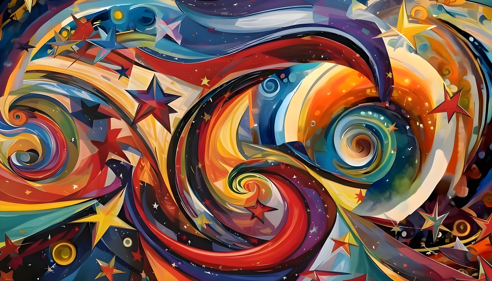 Celestial Overlay of Starry Night Sky