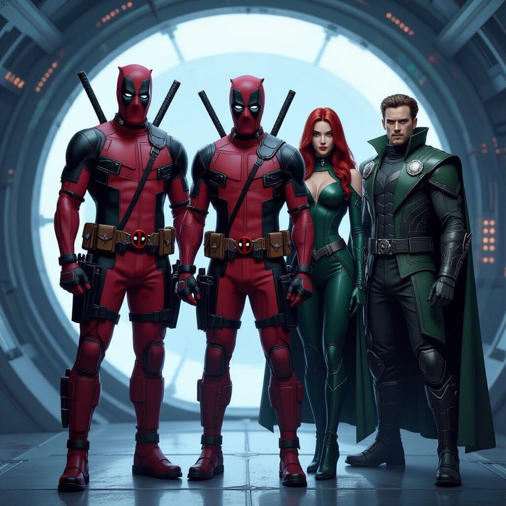 Marvel Characters at TVA in Granov Style