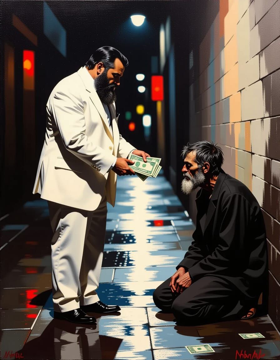 Surreal Generosity in Expressionist Style