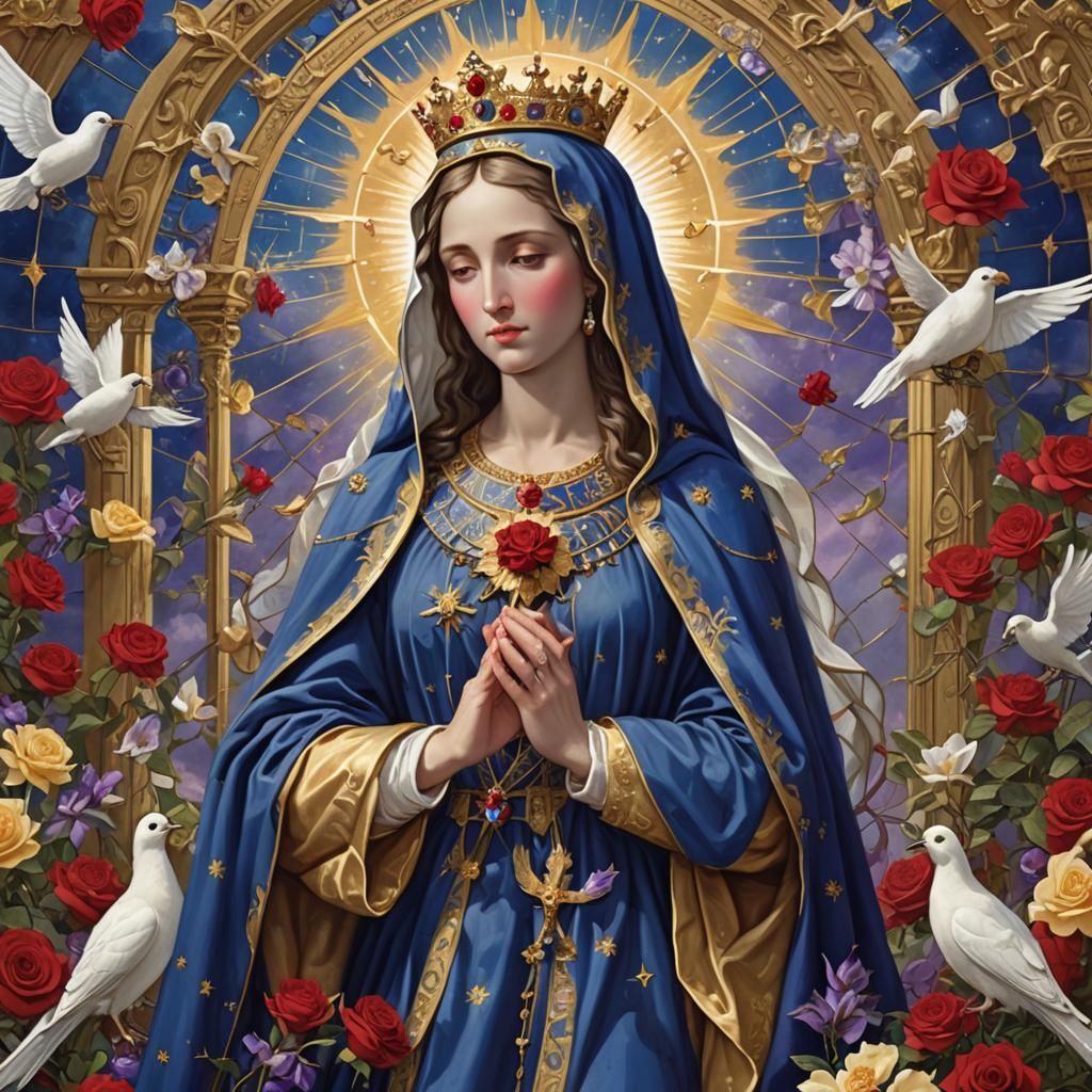 Our Lady of Sorrows at Heaven's Golden Gates