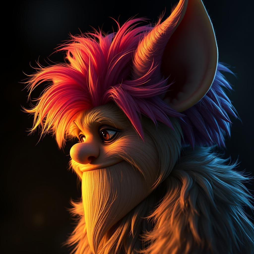 Chibi German Folklore Troll Portrait by Enjolras