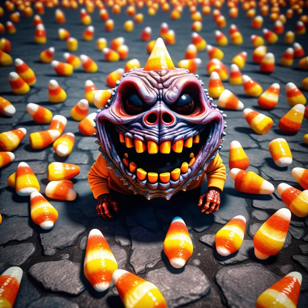 Candy Corn Monster