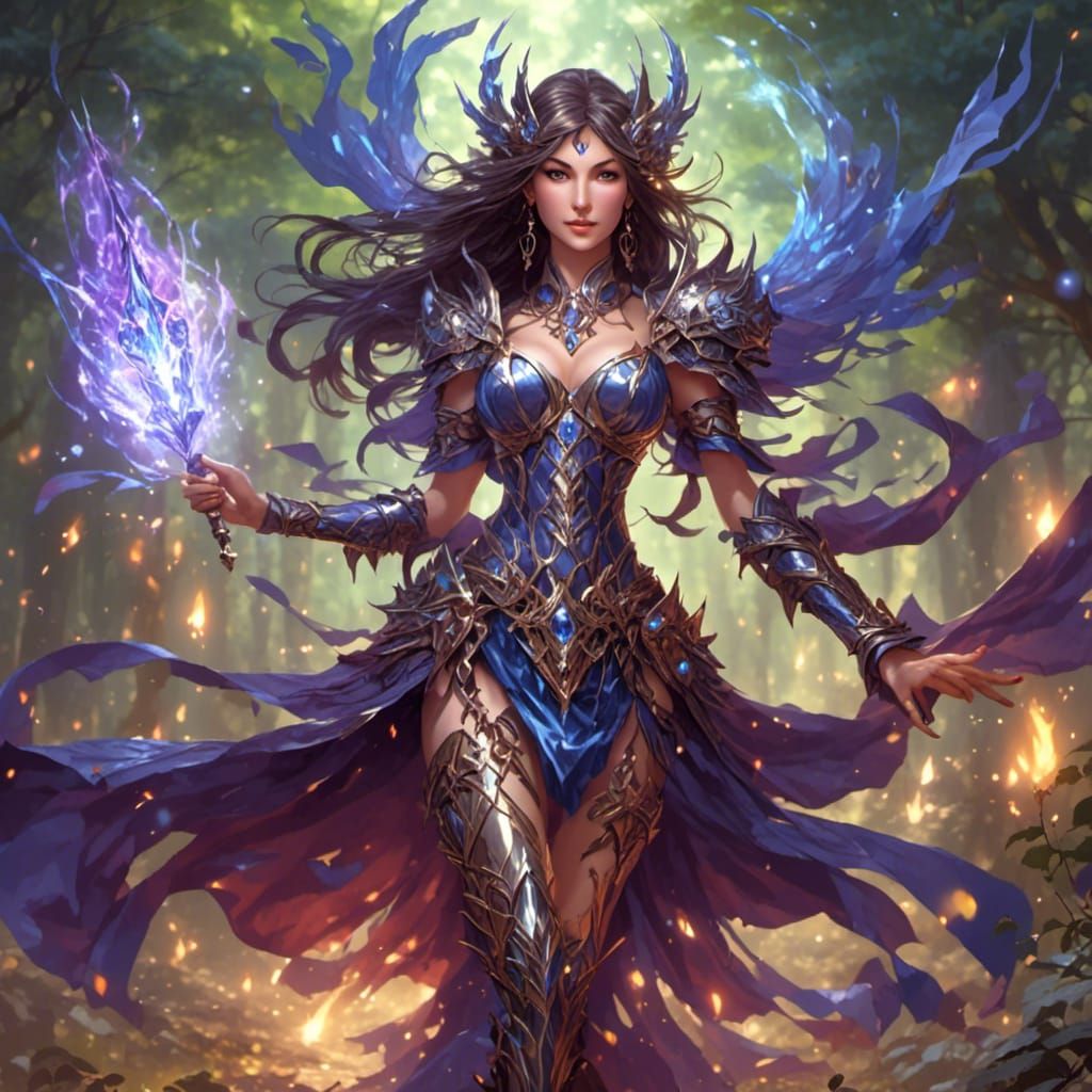 Fairy Sorceress: Wild Magic Elemental Barbarian