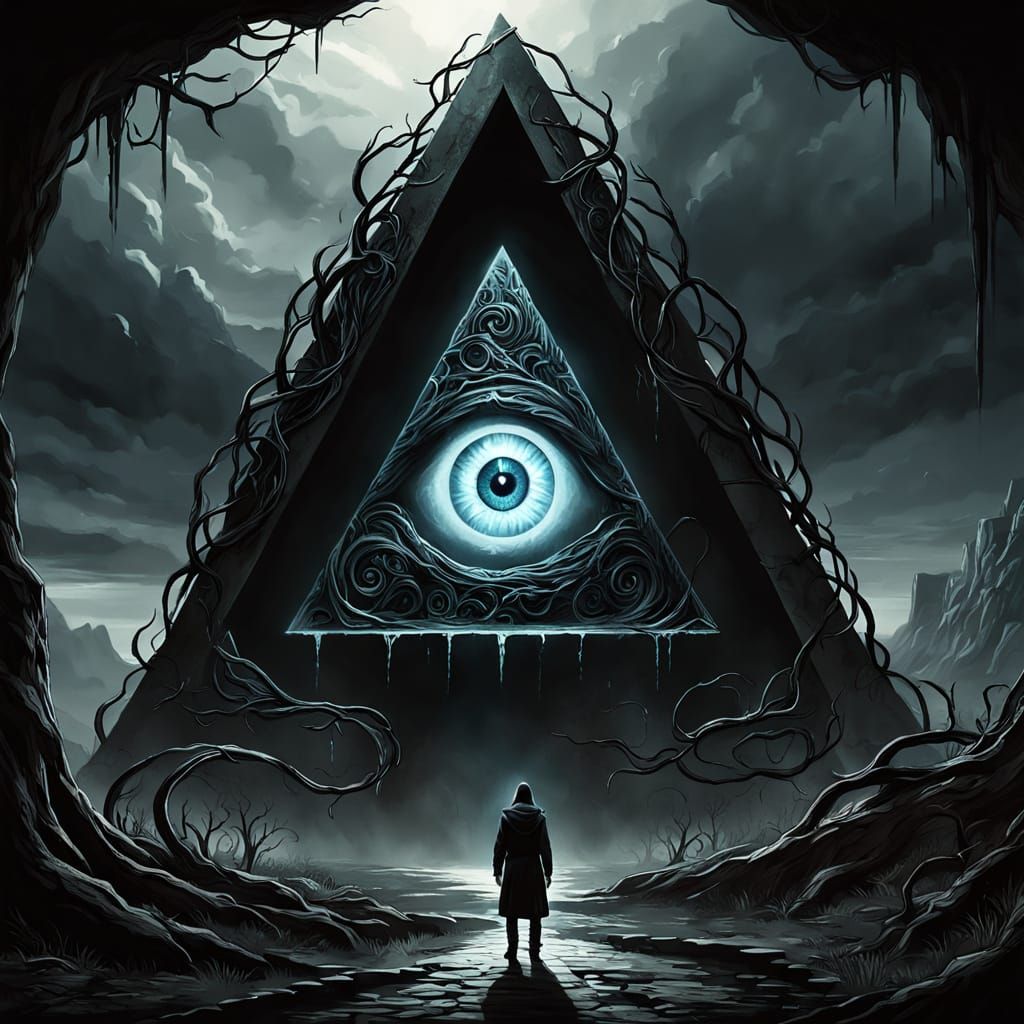 Ethereal Dark Fantasy Still in Chiaroscuro Style