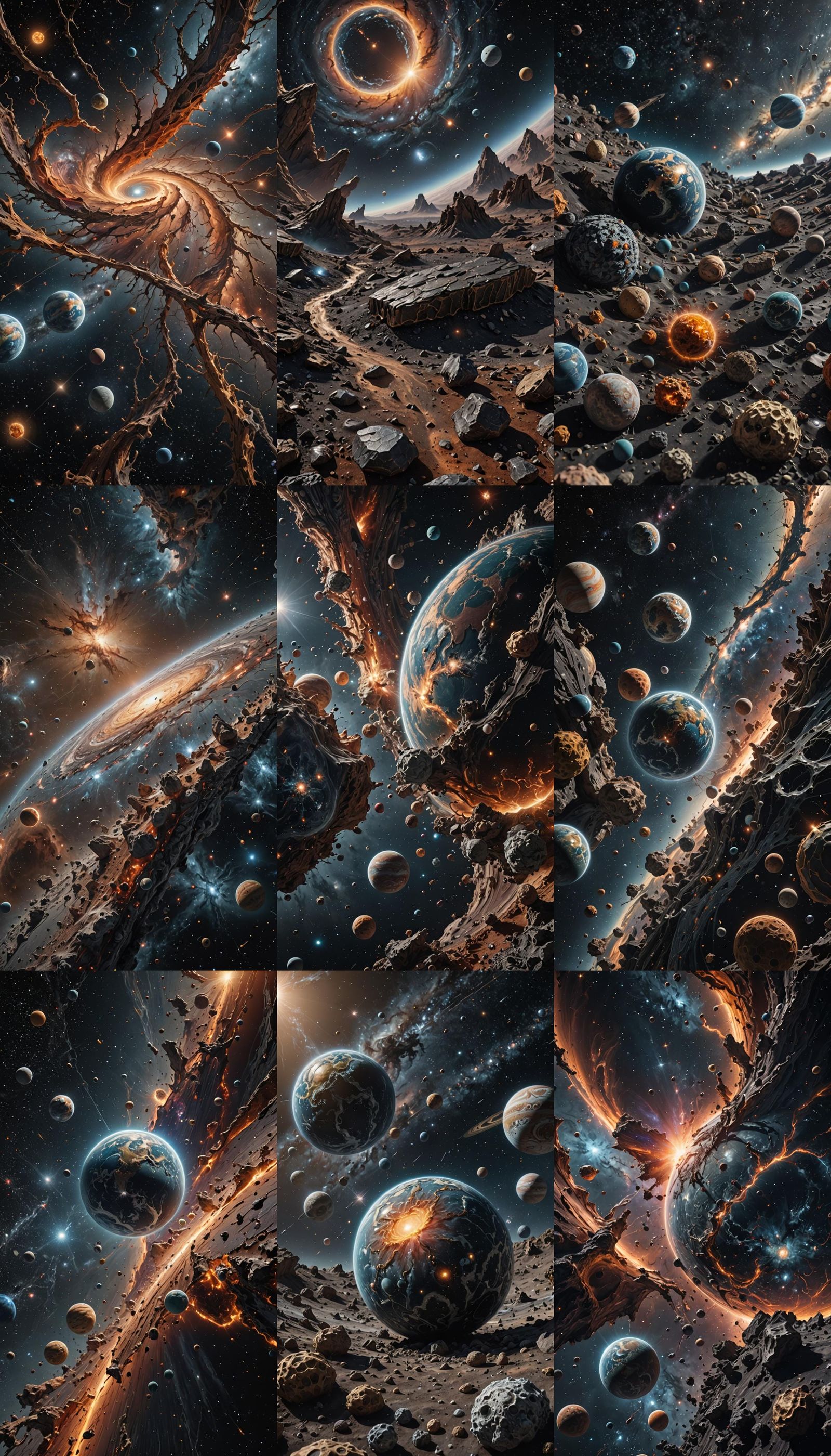 Unseen Universe in Hyperrealism, 8K Resolution