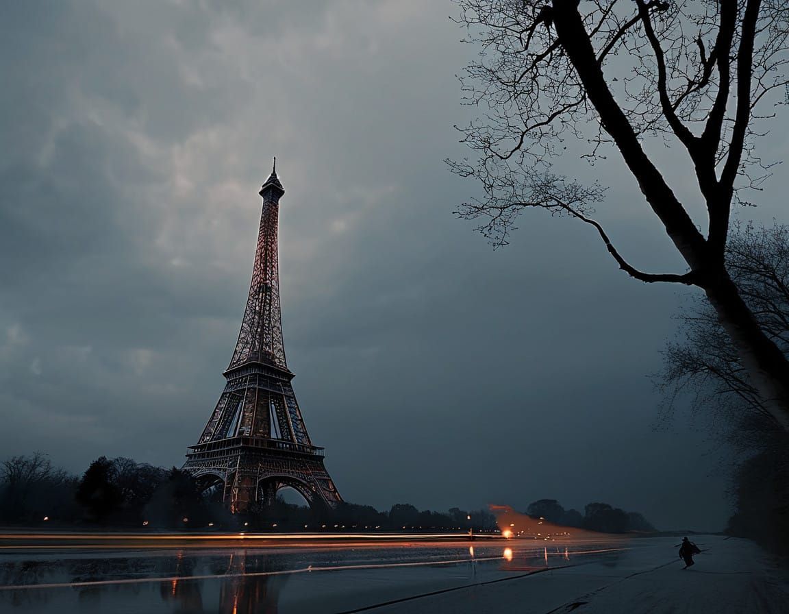 Epic Nocturnal Landscape in Cinematic Style