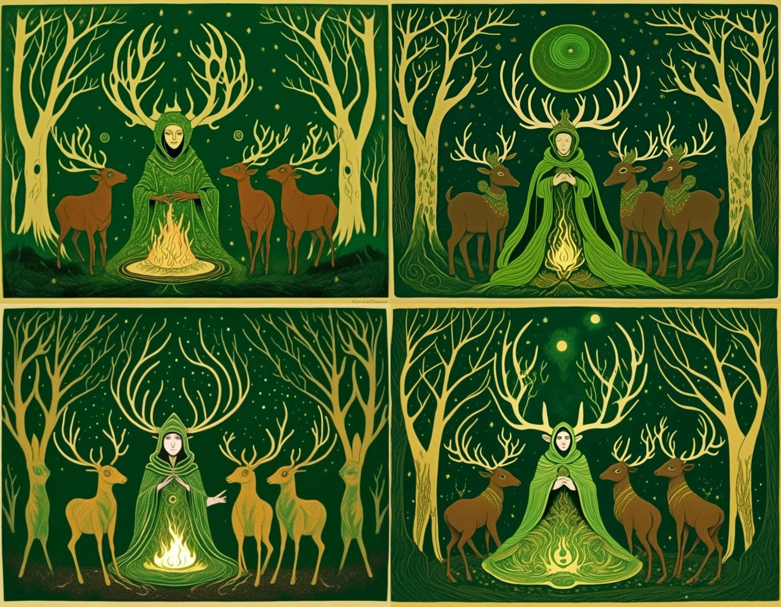 Cernunnos Appears in Radiant Light