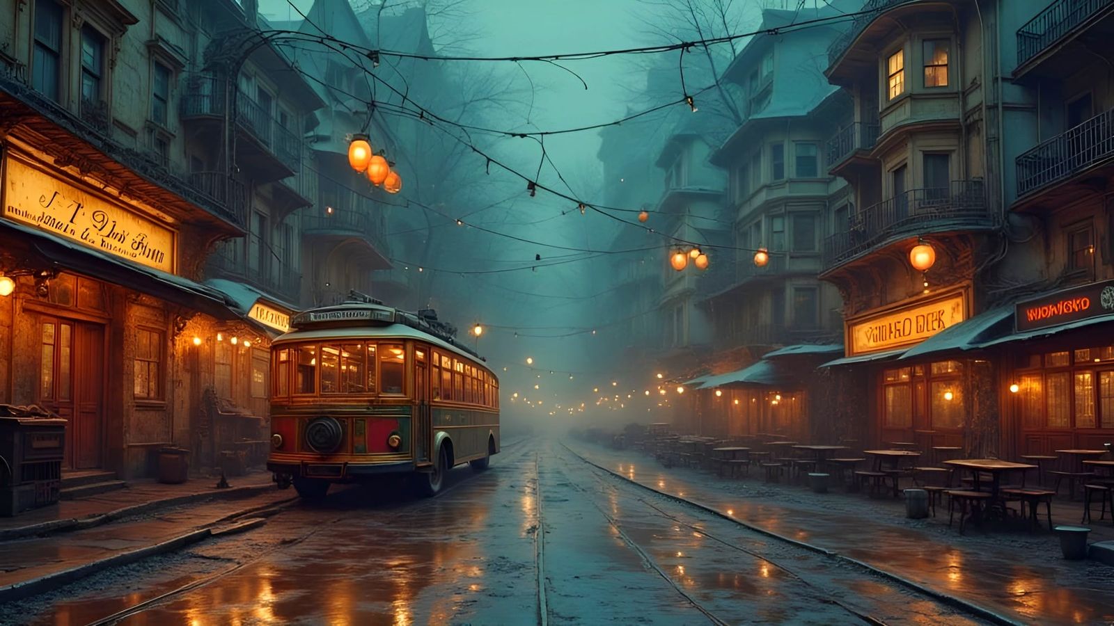 It was quiet in town that night...