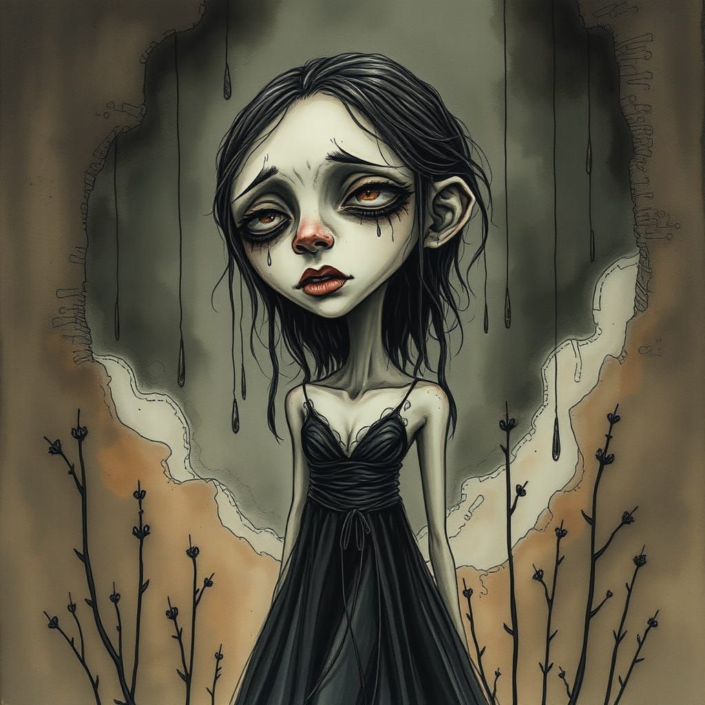 Melancholic Fairytale Romance Cover Art