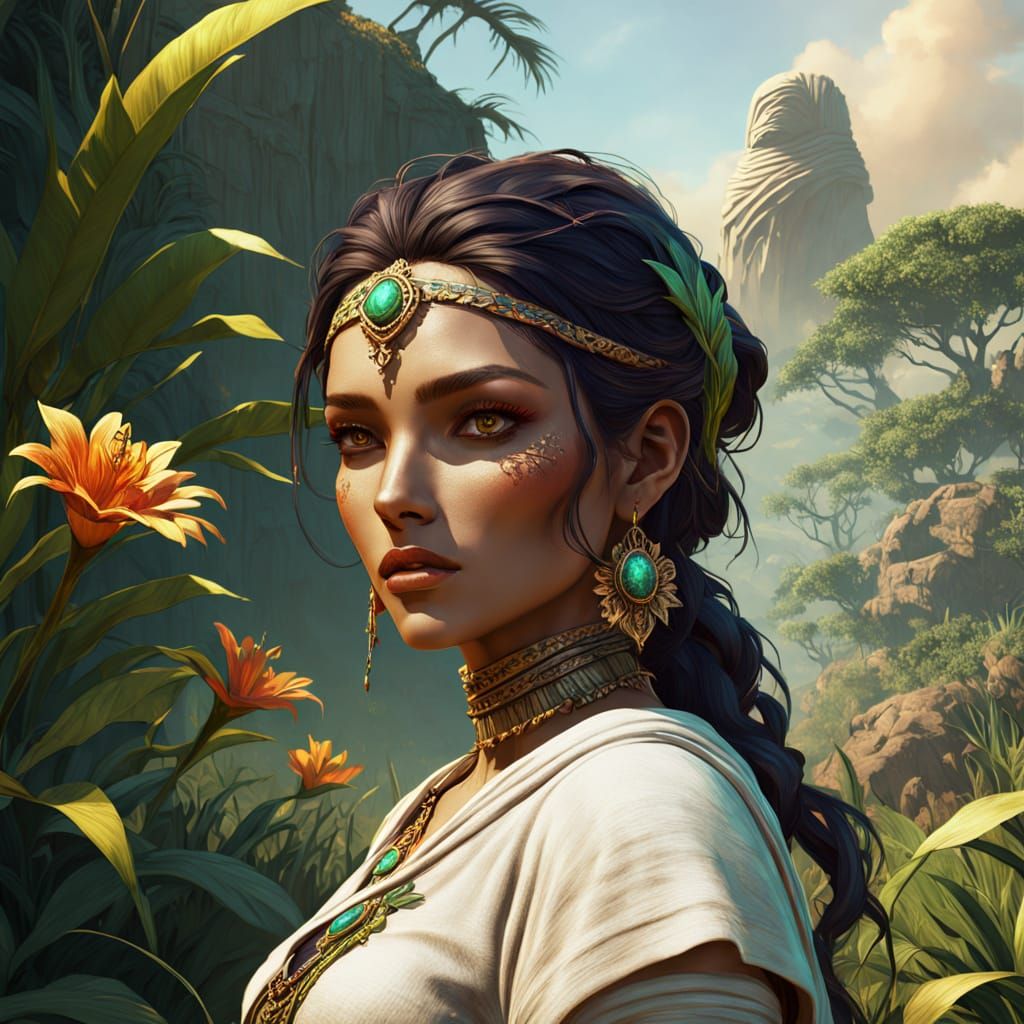 Mysterious Mummy Girl Embarks on a Safari Adventure in a Vib...