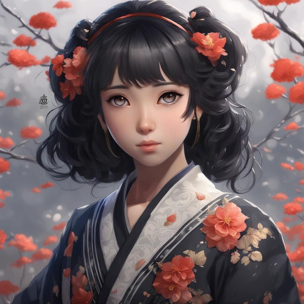 Ami Mizuno as Malaysian Native in 3D Anime Art