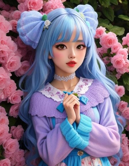 Detailed Millefleur Pattern