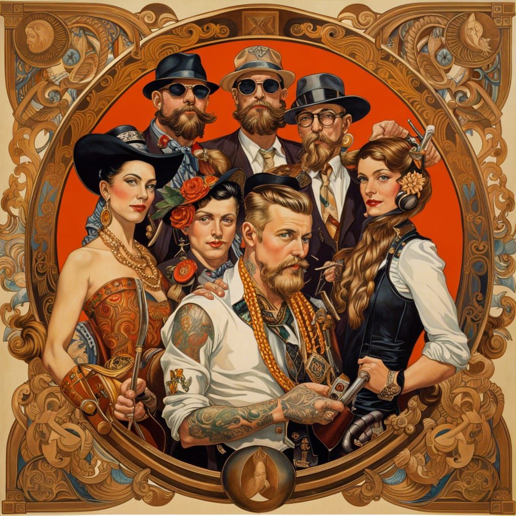 Maximalist Celebration of Hipster Culture