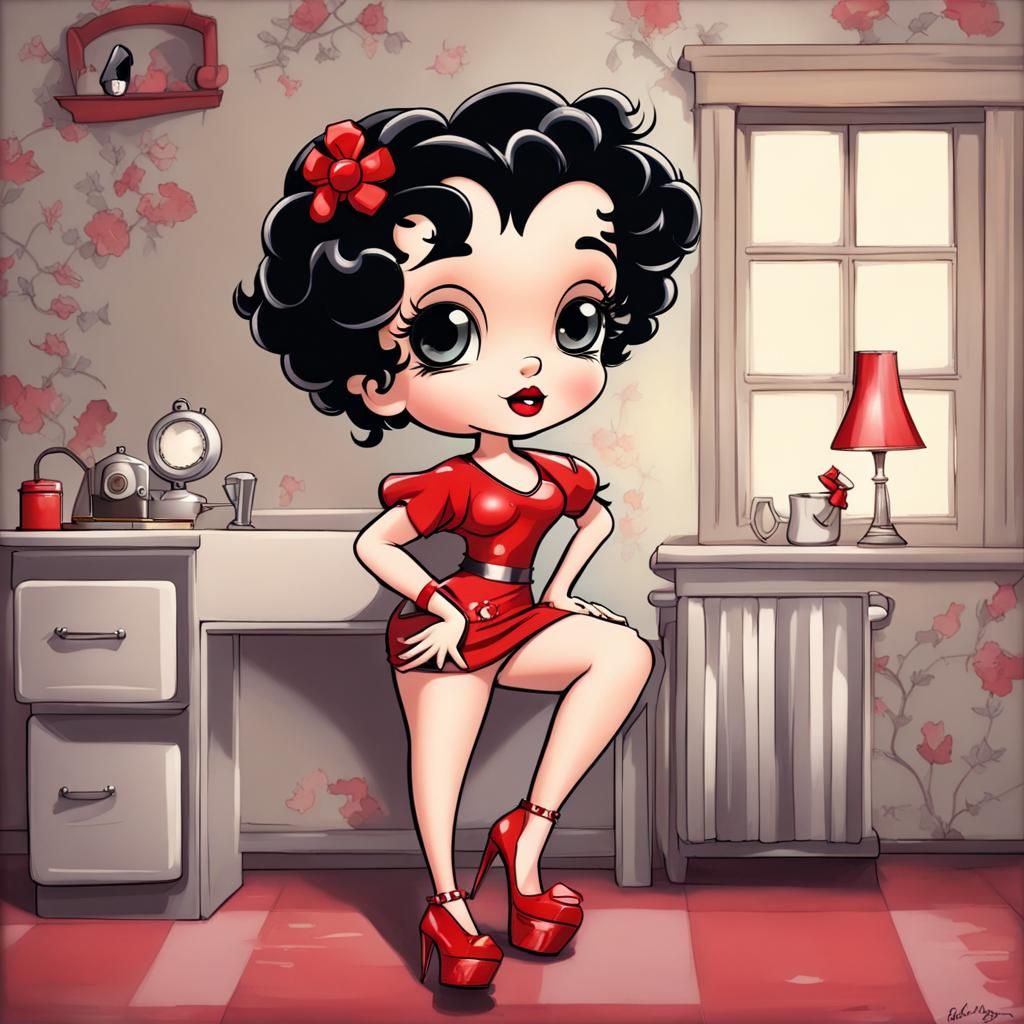 Betty Boop Cartoon Character