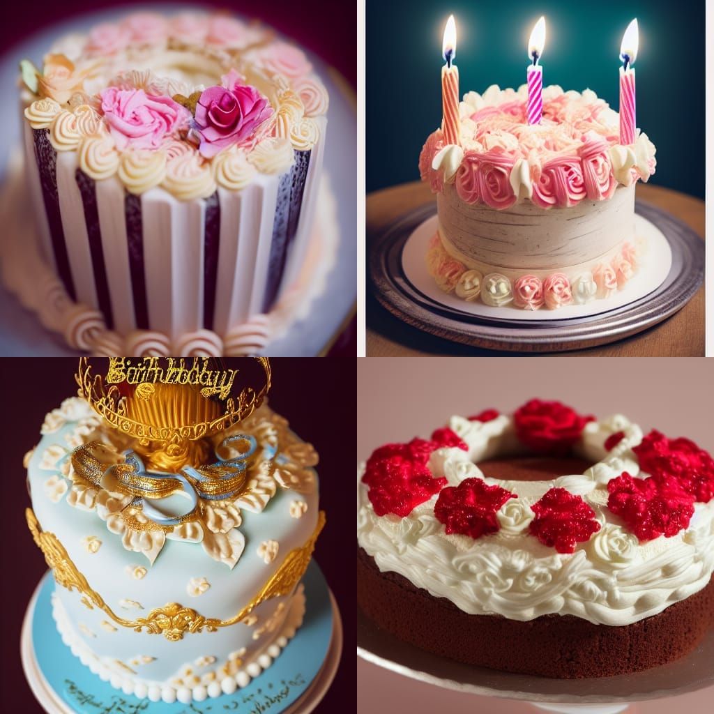Rococo Birthday Cake: Professional Photography