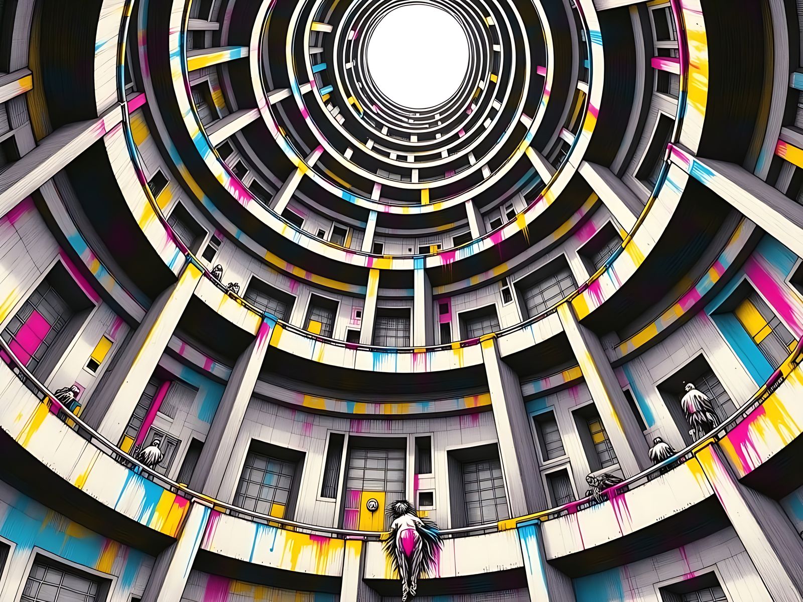 Surreal Astral Projection Constructs in Ultra Realistic Abst...