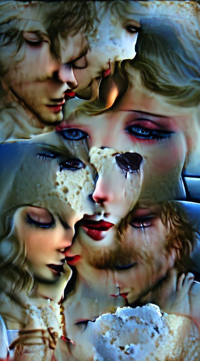 Evocative Image of Lost Love and Devotion