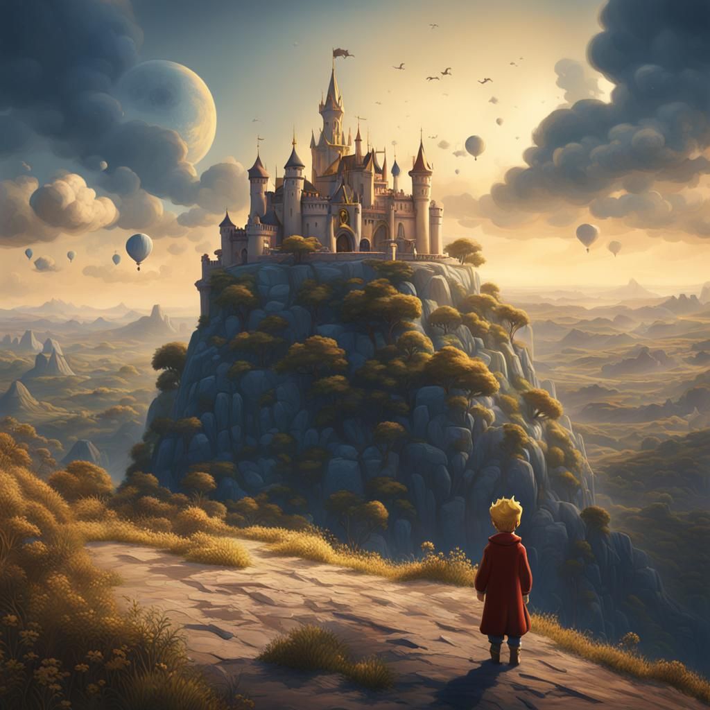 Little Prince Matte Painting in Unreal Engine 5