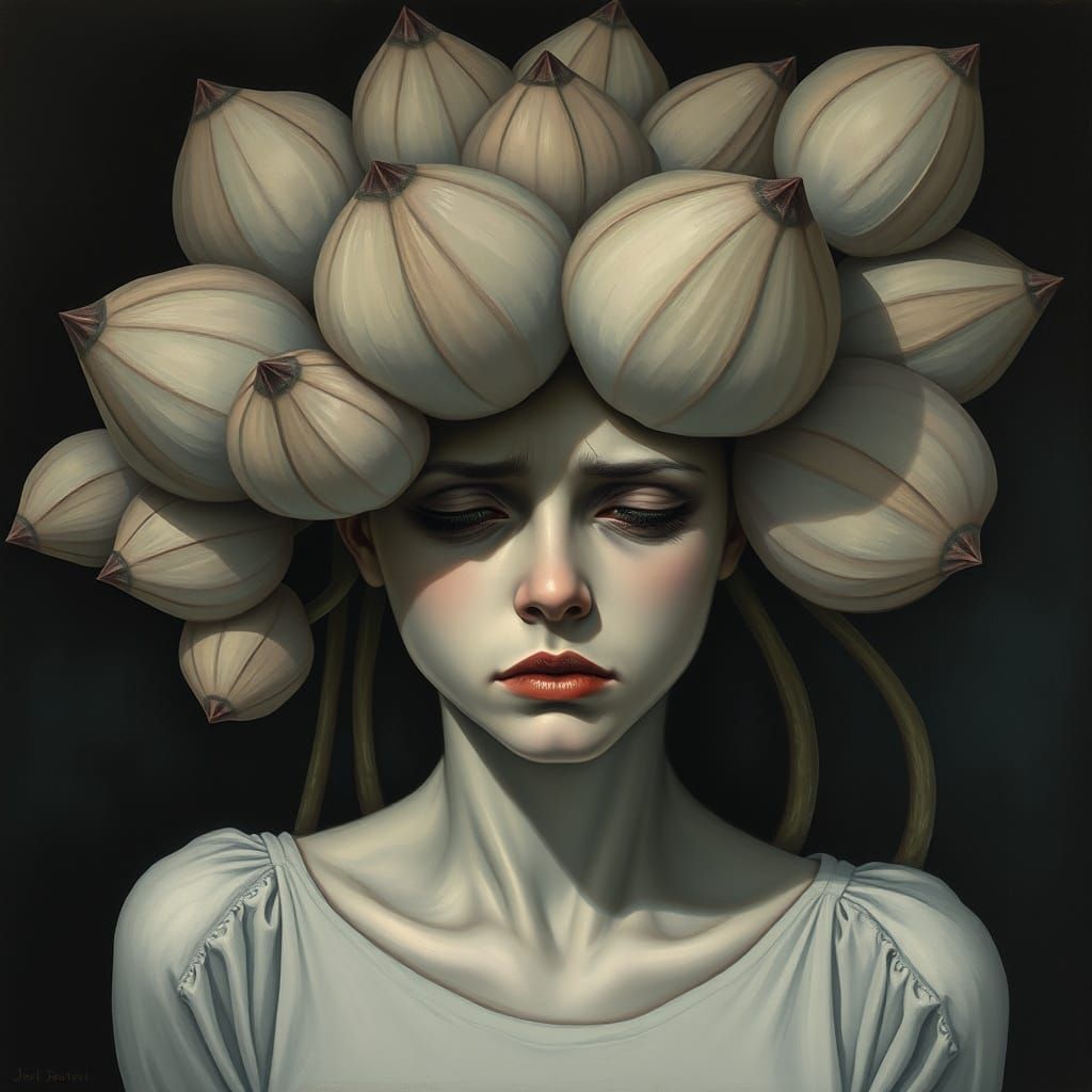 Trypophobia.  In the style of German Expressionism.