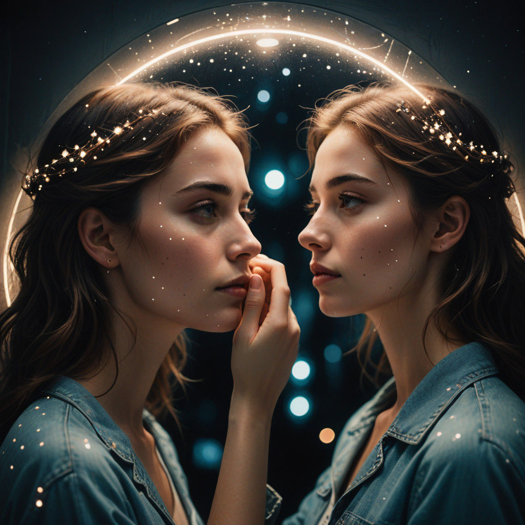 Love Beyond Reflections in a Dreamlike Liminal Space