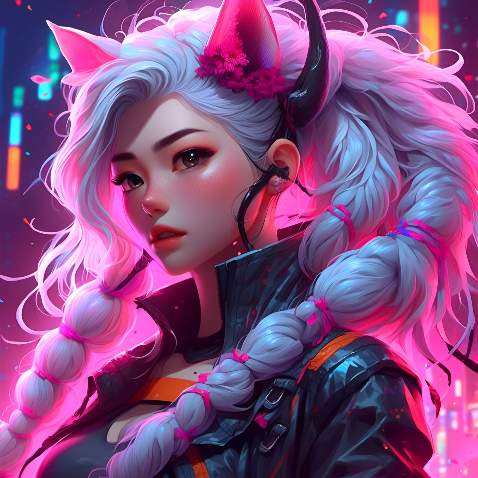 Anime Manga Girl: The Beauty in the World