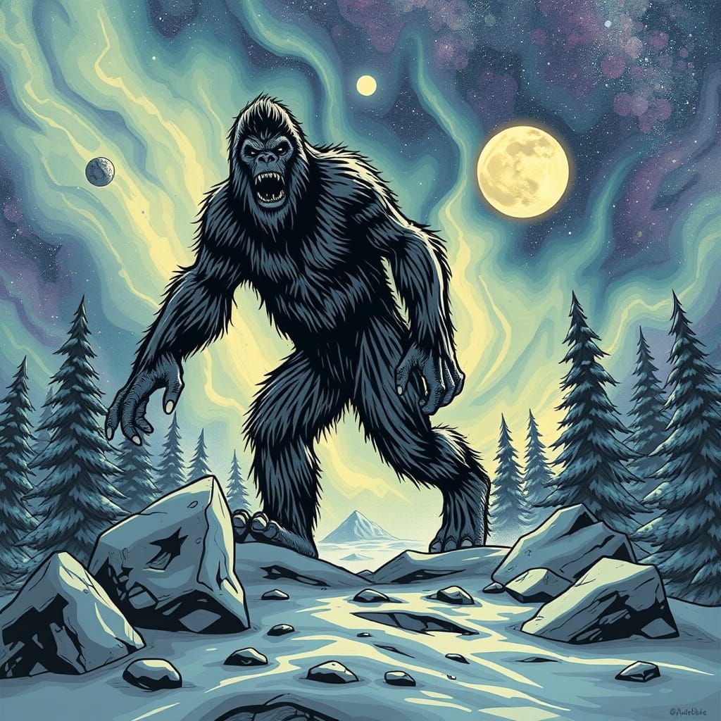 Bigfoot's Arrival From a Parallel Universe