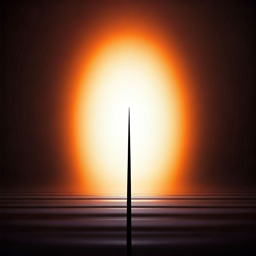 Abstract Black Line Art in Modern Style