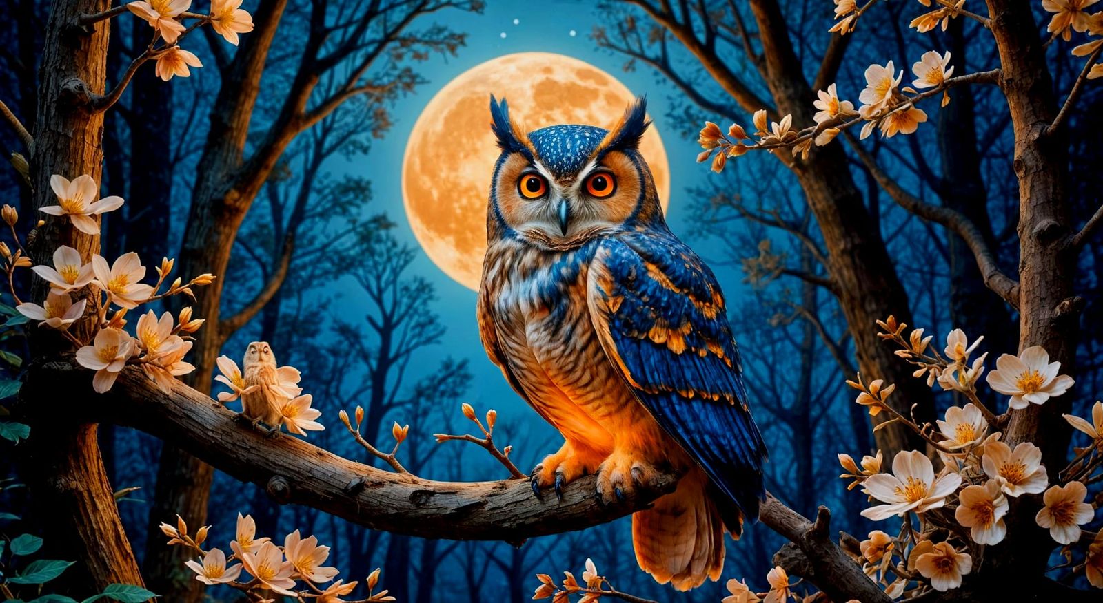 Whispering Forest Moonlit Encounter