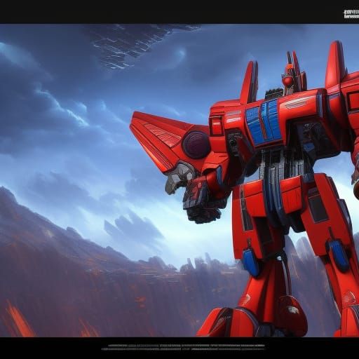Transformers G1 Powerglide Matte Painting