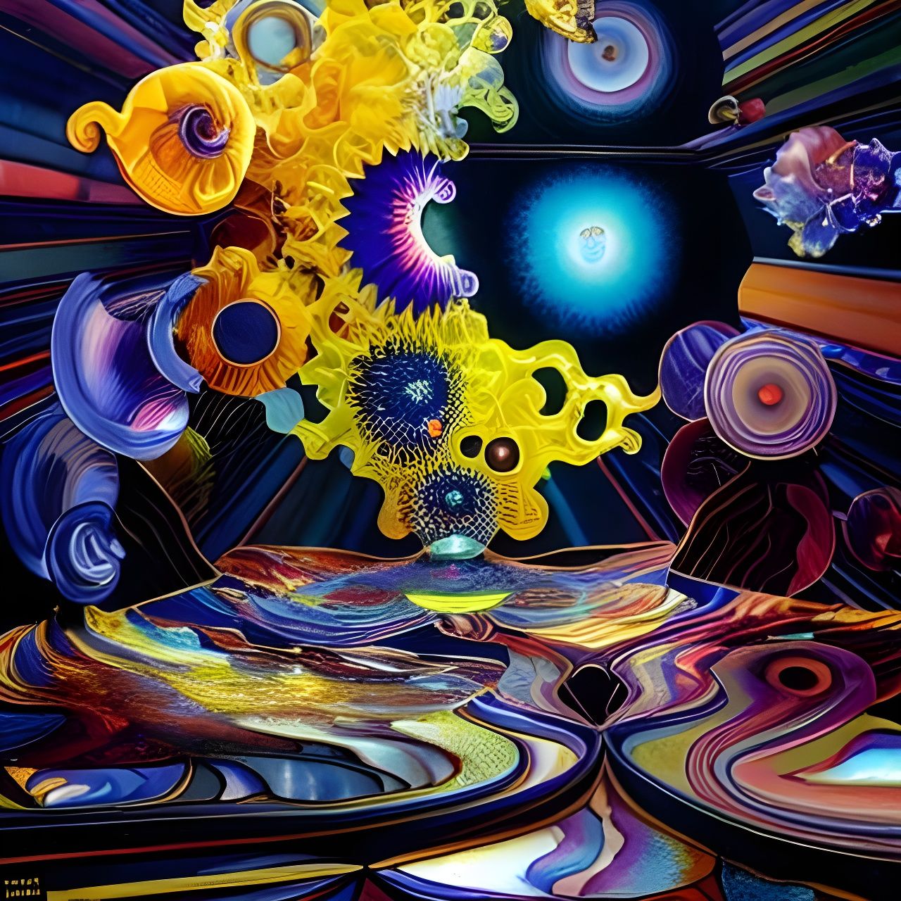 Cosmic Eye at the Center of the Universe