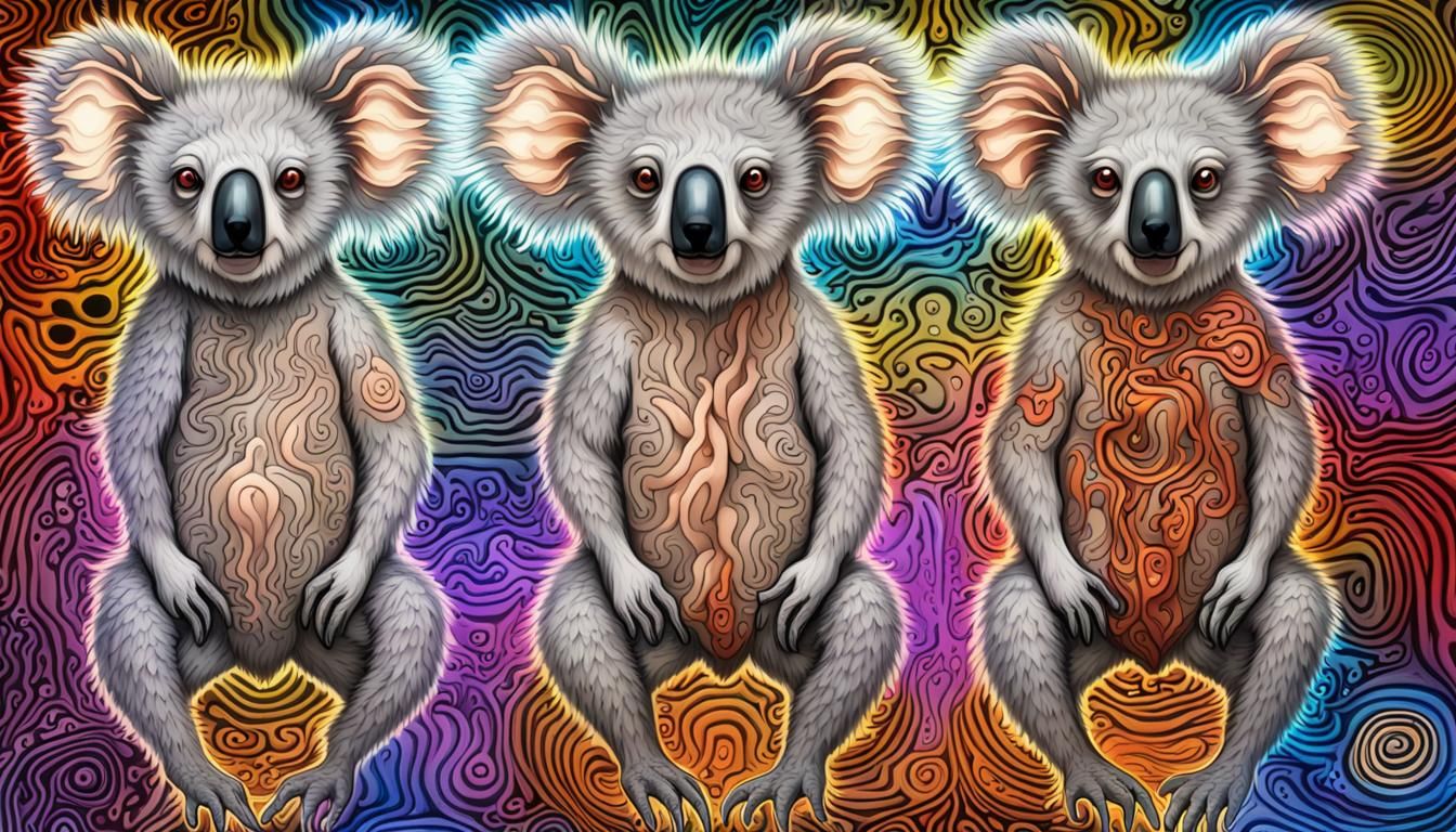 Drop Bear: Anthropomorphic Flora of Quantum Entanglement