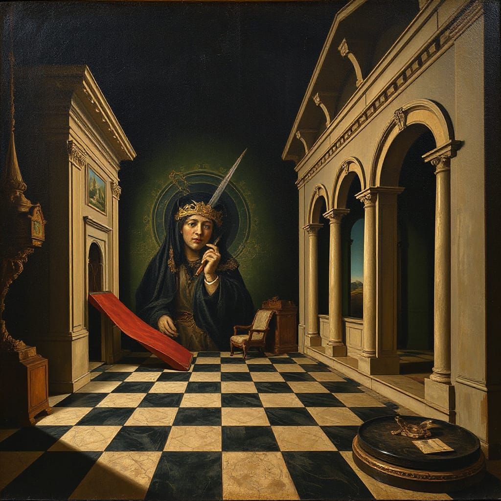 Eclectic Art: Caravaggio, Escher, Kandinsky