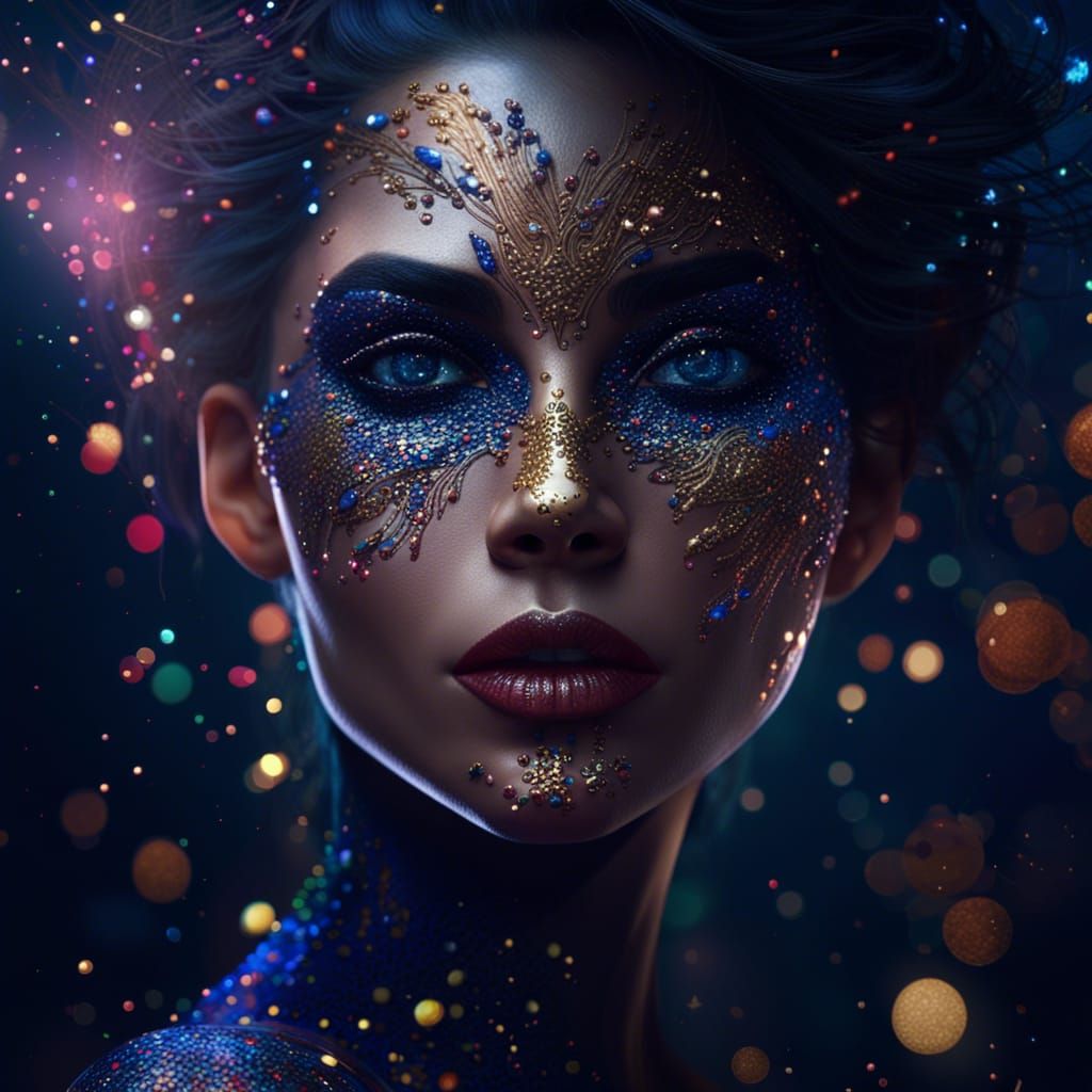 Glittery eyes