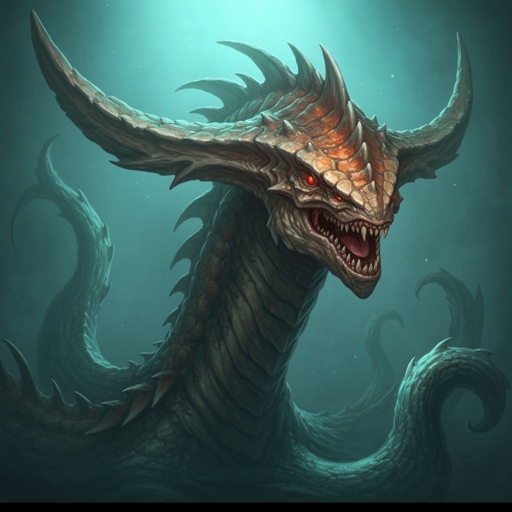 Epic Kraken Sea Monster Concept Art