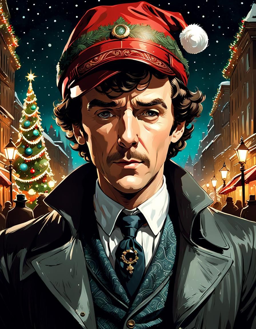 Sherlock Holmes Investigates Christmas, Comic Book Style