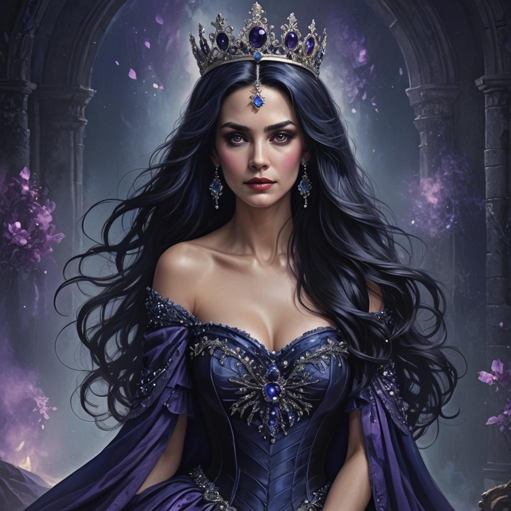 Queen with Dark Tints and Diamond Tiara