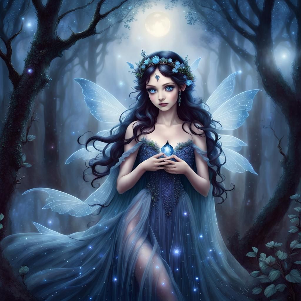 Fairy Goddess in a Blueberry World