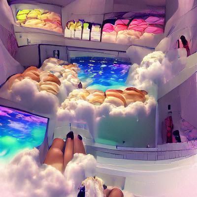 Ethereal Heaven Scene in Digital Art