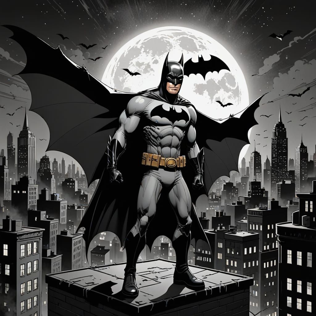 A Humorous Bat-Signal Twists Classic Iconography