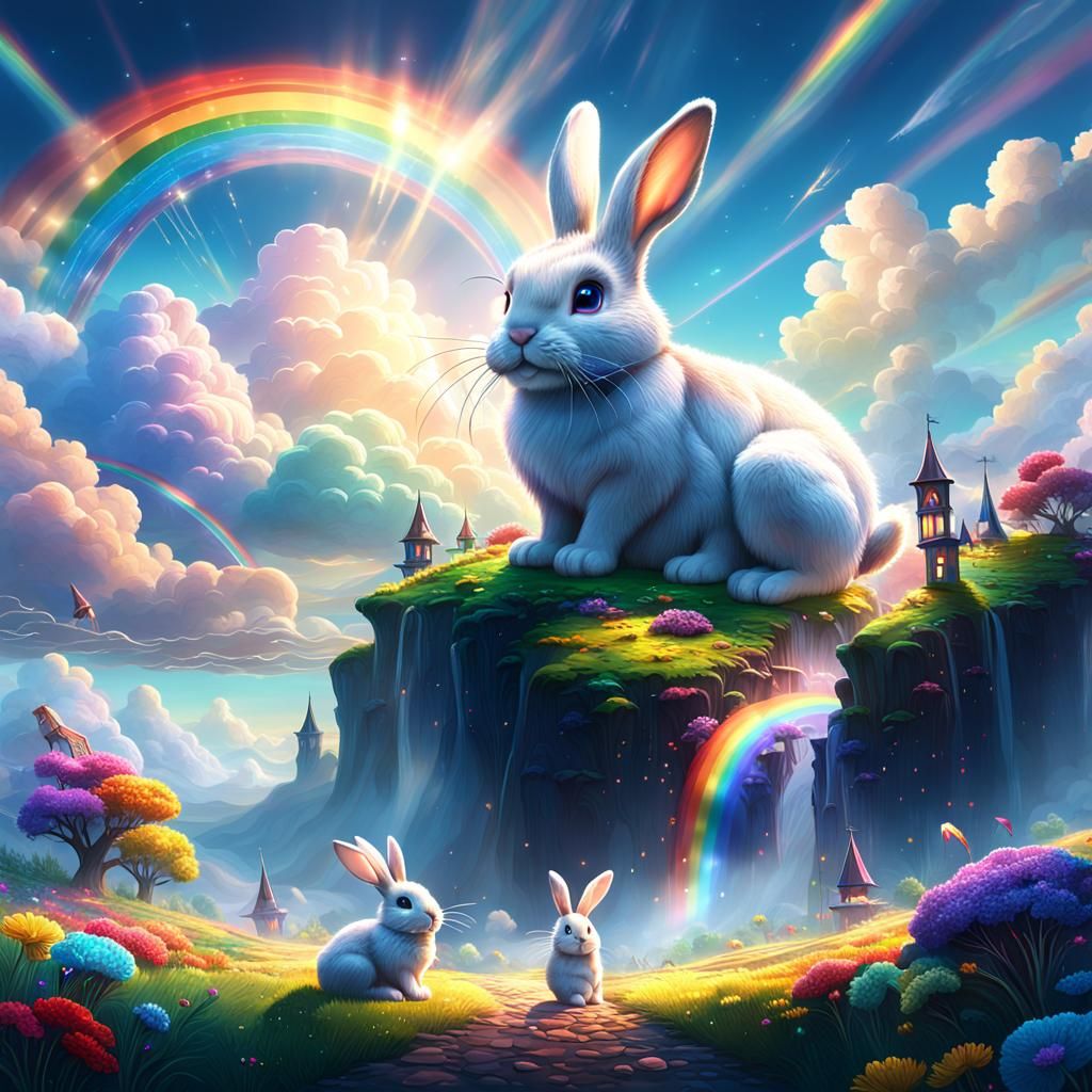 Bunnies in Heaven