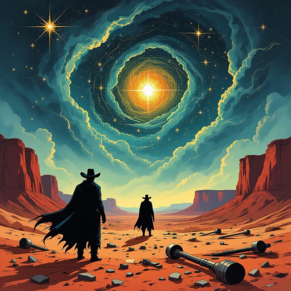 Cosmic Cowboy in Desolate Canyon, Eldritch Stars