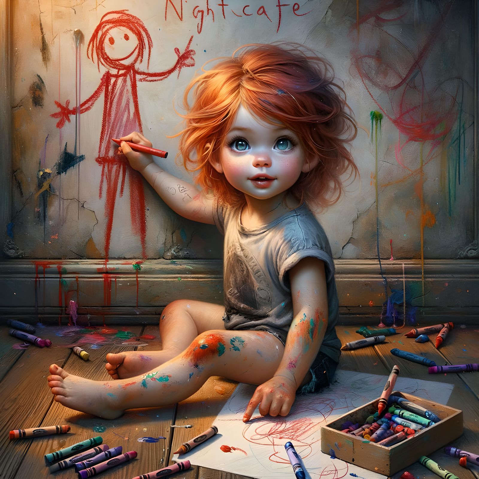 There is no age to be an artist 🖍️