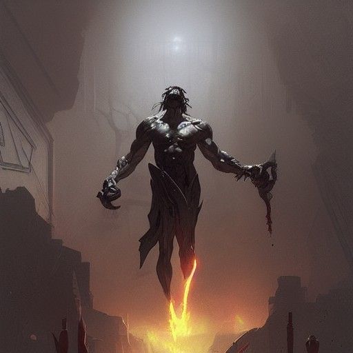 Sinister Cronus Artwork in Dark Fantasy Style