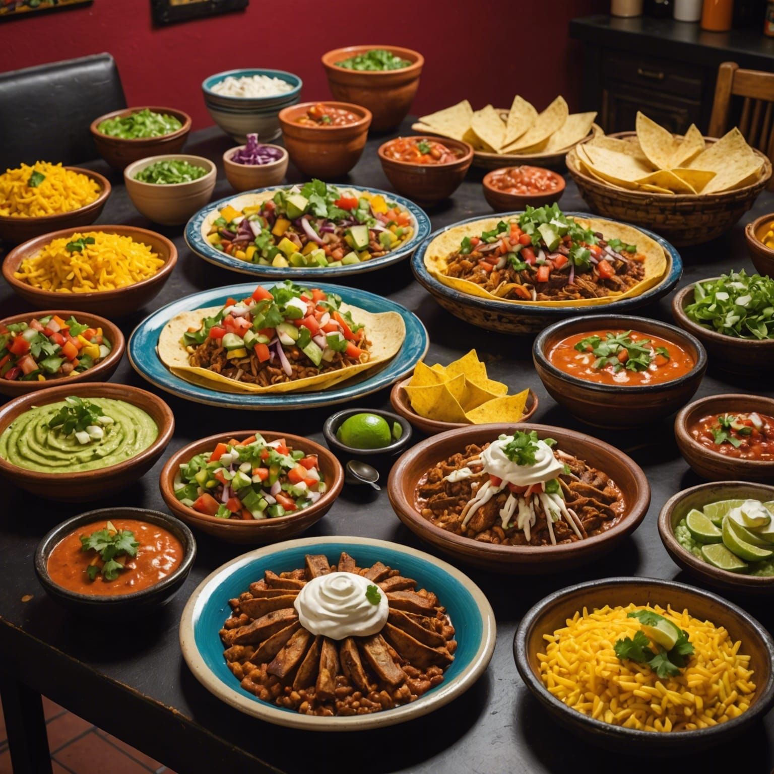 Delicious Mexican Cuisine in Vibrant Restaurant