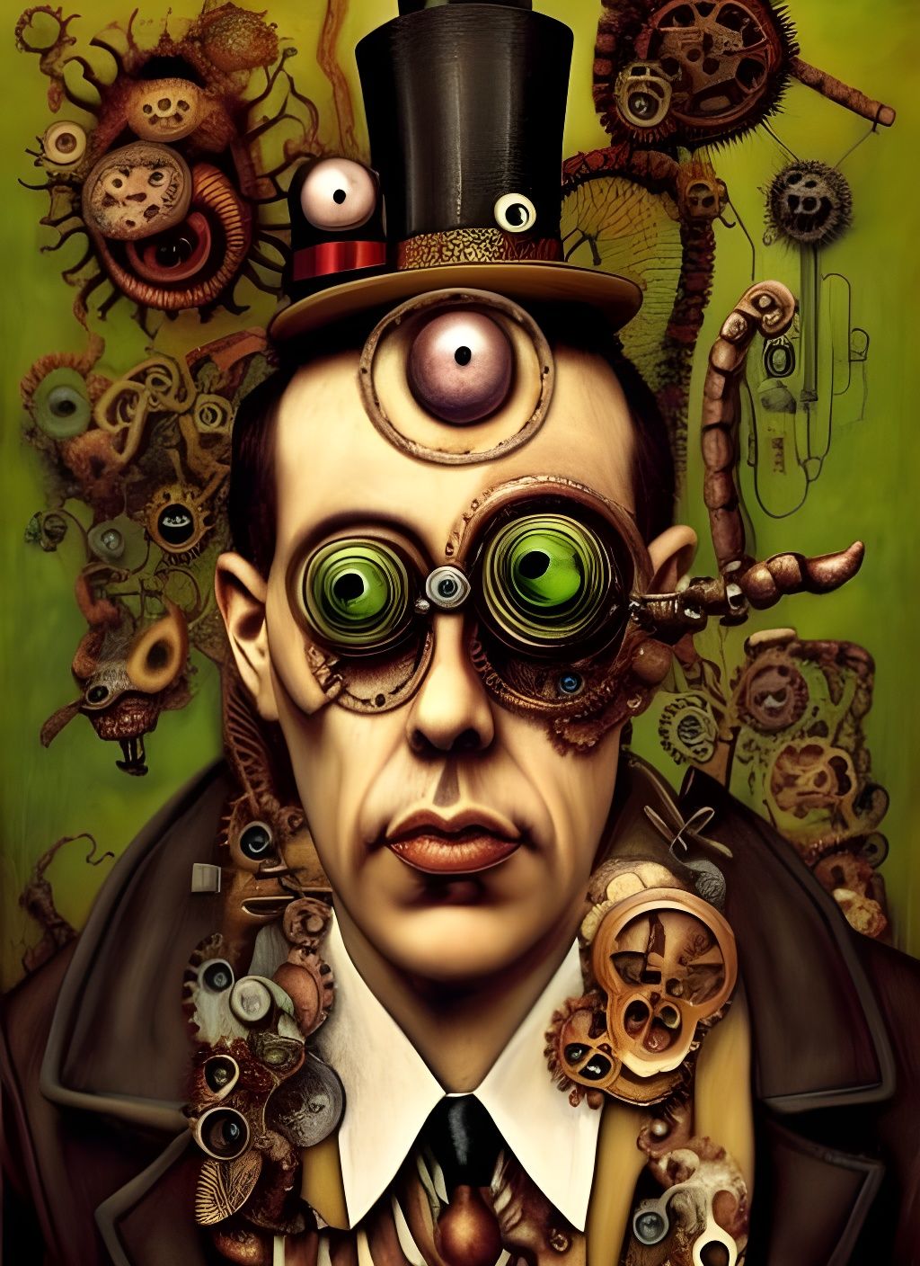 Steampunk time wizard - continuum extractor - party organizer